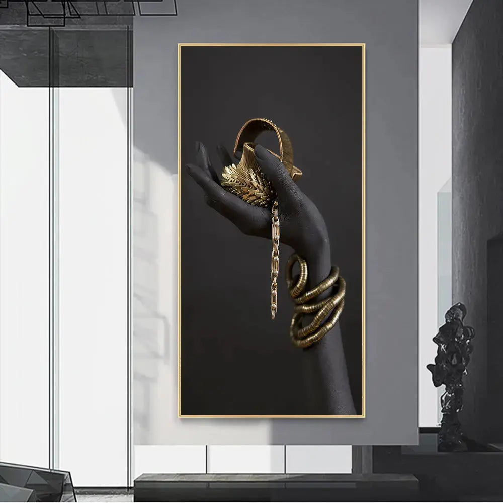 BowLift | Golden Lady canvas art