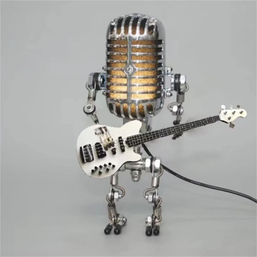 BowLift | Table Lamp Industrial Metal Robot Desk Light