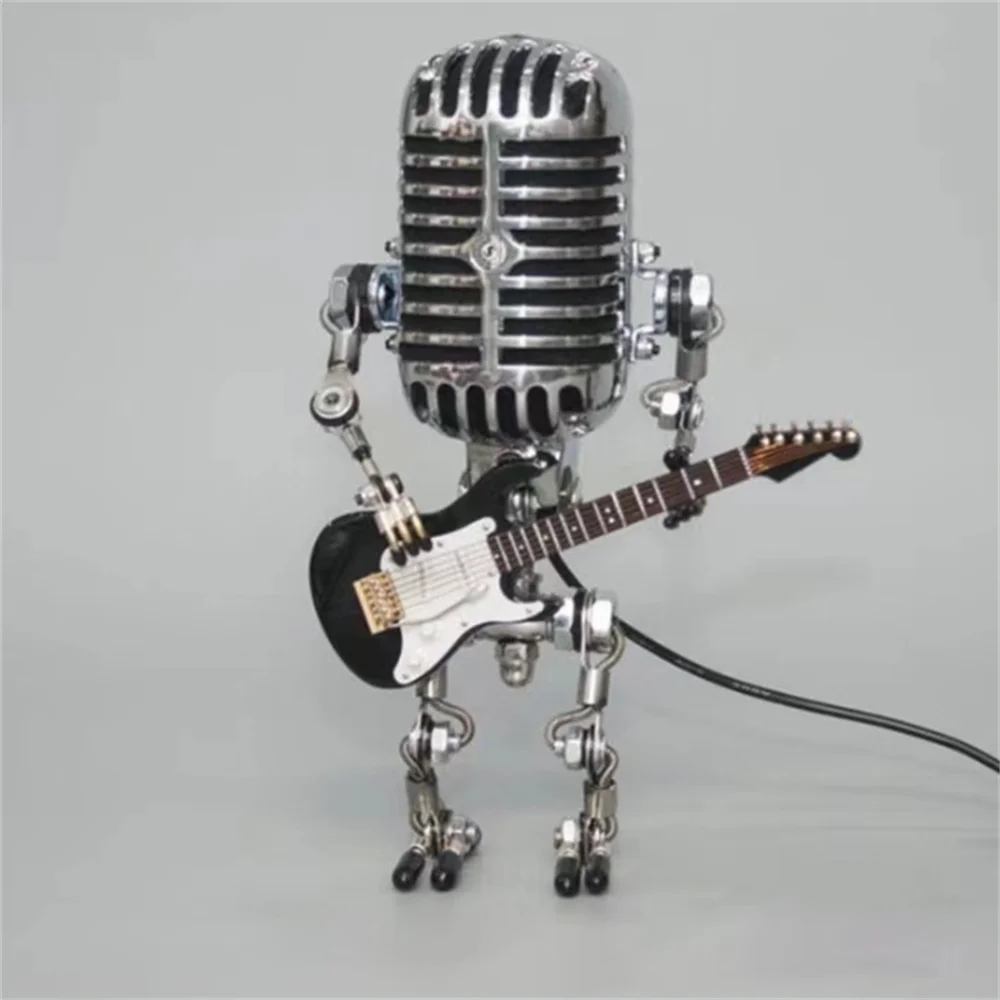 BowLift | Table Lamp Industrial Metal Robot Desk Light