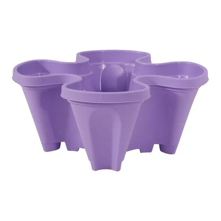 BowLift | Space-saving stackable plant pots – Vertical planting system with wheels