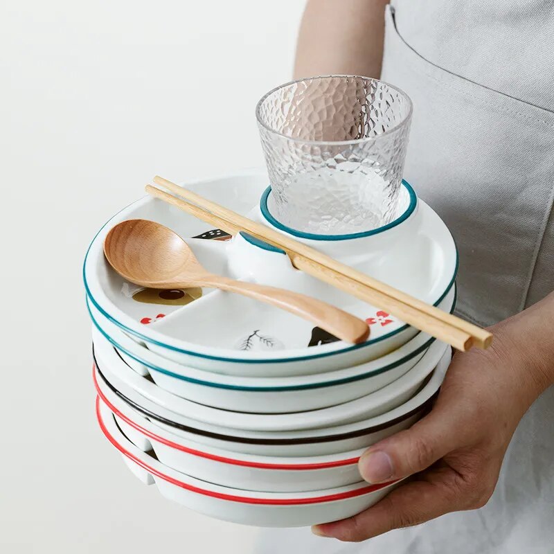 BowLift | Breakfast Combo Nordic Ceramic Plate