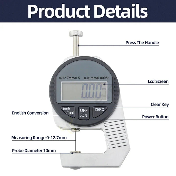 BowLift | High-Sensitivity Digital Thickness Measuring Tool