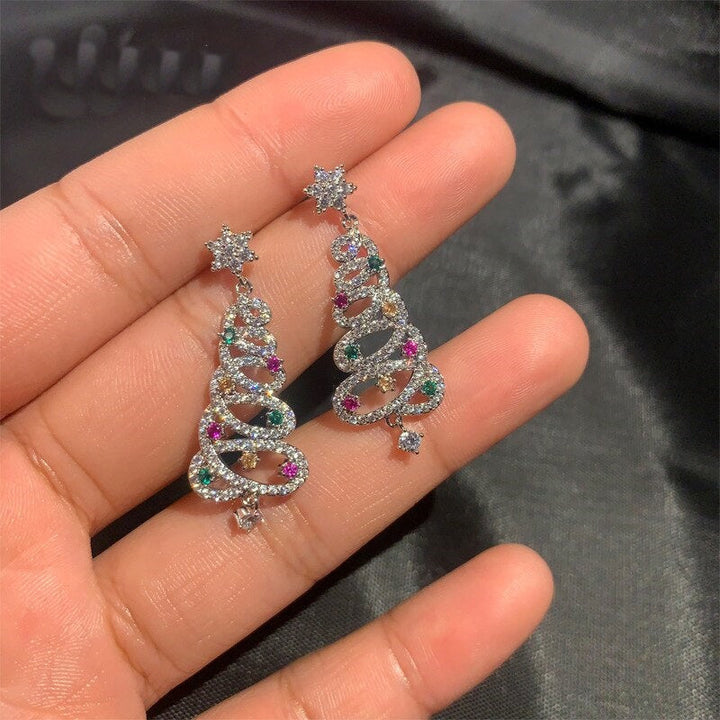 BowLift | Mini Elegant Christmas Tree Earrings
