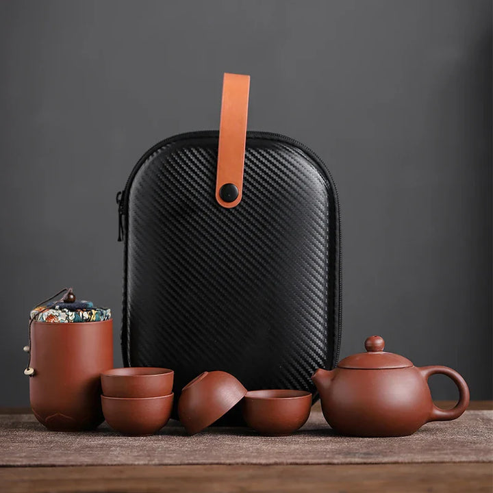 BowLift | Ceramic Gaiwan Portable Kung Fu Tea Gift Set