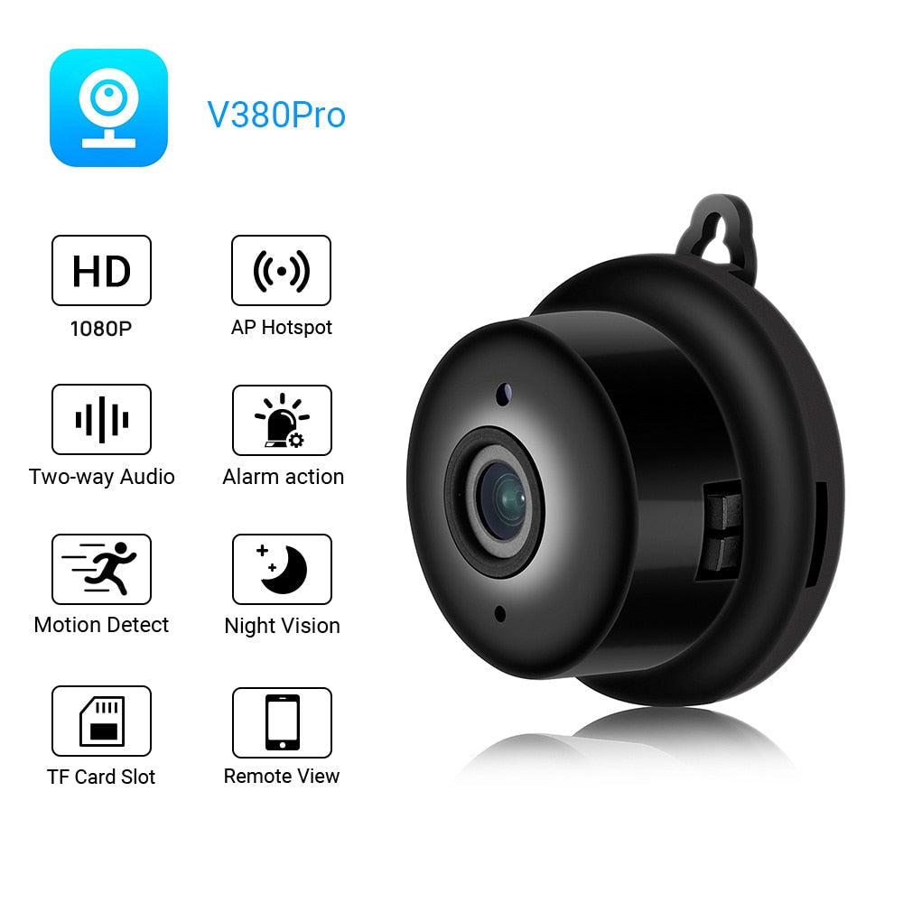 BowLift | Pro Security Camera with WiFi 1080p HD | With night vision!