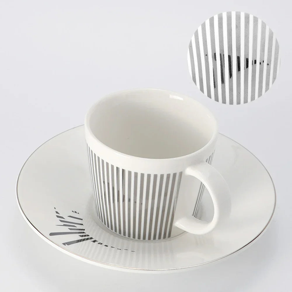 BowLift | Creative dynamic SLR cup Leopard anamorphic zebra cup Luycho coffee tea cup set with coaster 90ml-225ml