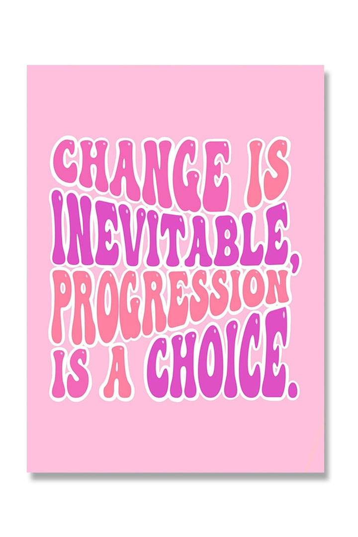 Pink Abstract Canvas Poster | Bowlift