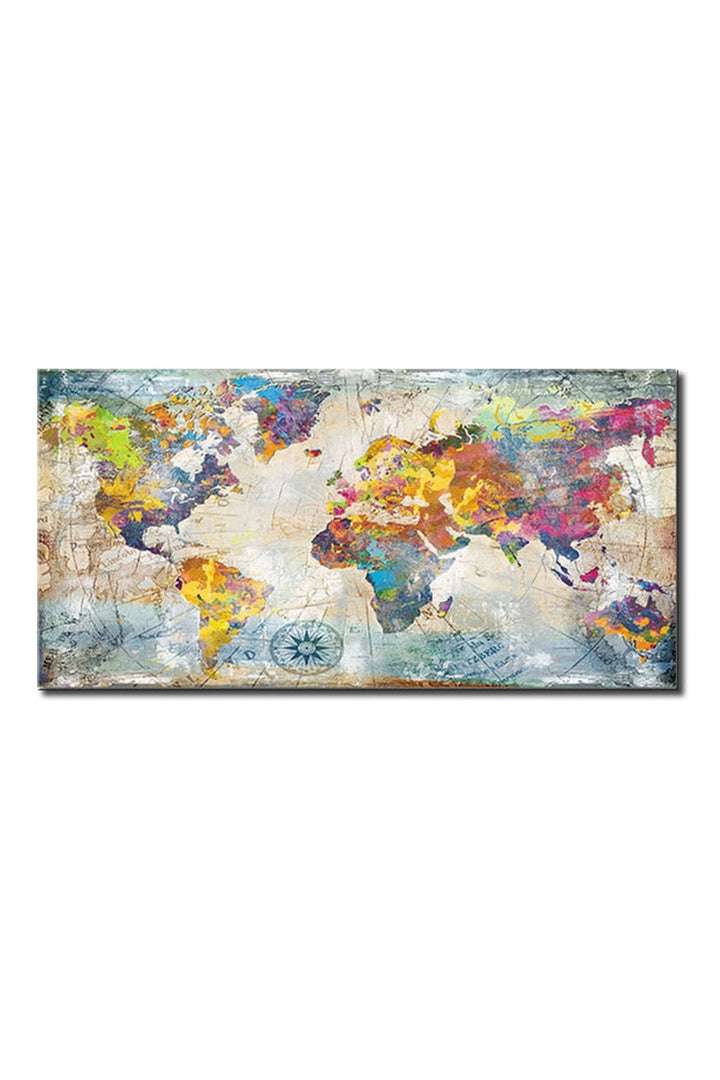 Akademia World Map Canvas | Bowlift