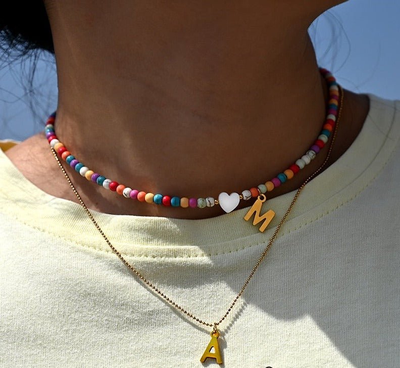 BowLift | Pearl Necklace with Letter Pendant