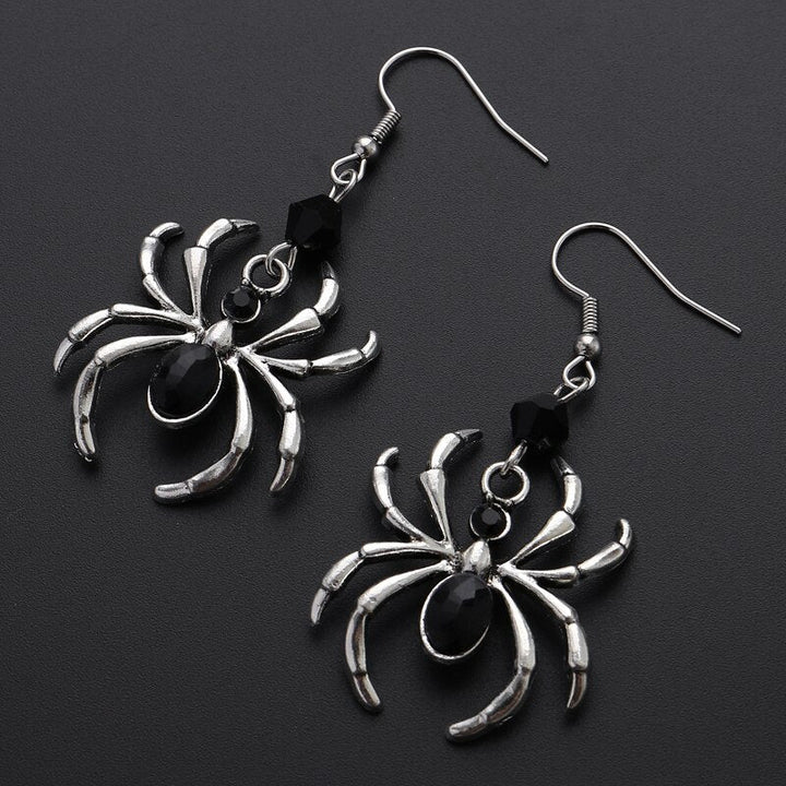 BowLift | Black Spider Artsy Mystical Earrings