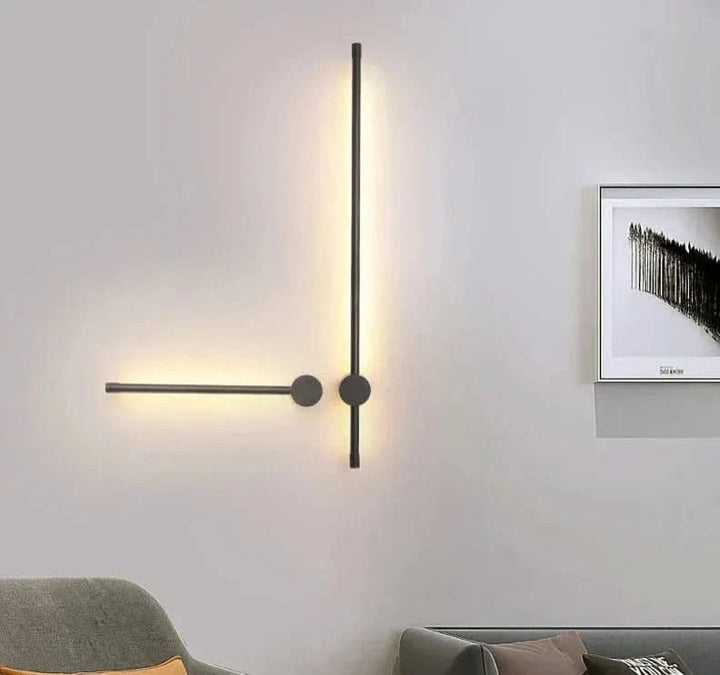 BowLift | Minimalist Wall Lamp with Plug and LED Light