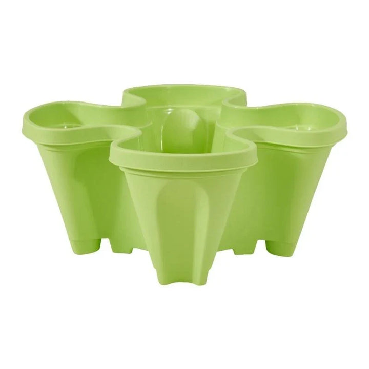 BowLift | Space-saving stackable plant pots – Vertical planting system with wheels