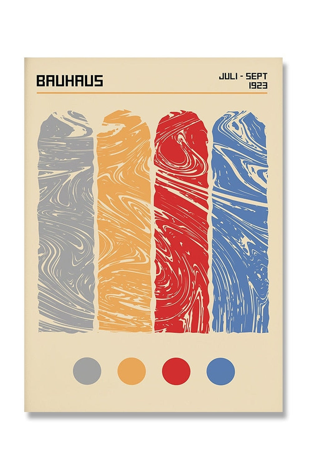 Geometric Canvas Poster | Bowlift