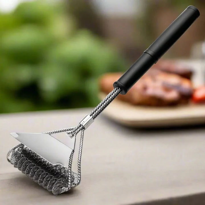 BowLift | GrillMaster Bristle-Free Brush – Safe & effective for all grill grates