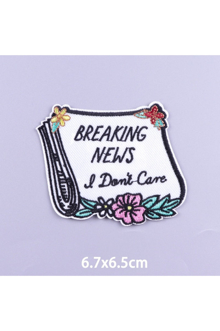 Cartoon embroidered patch | Bowlift
