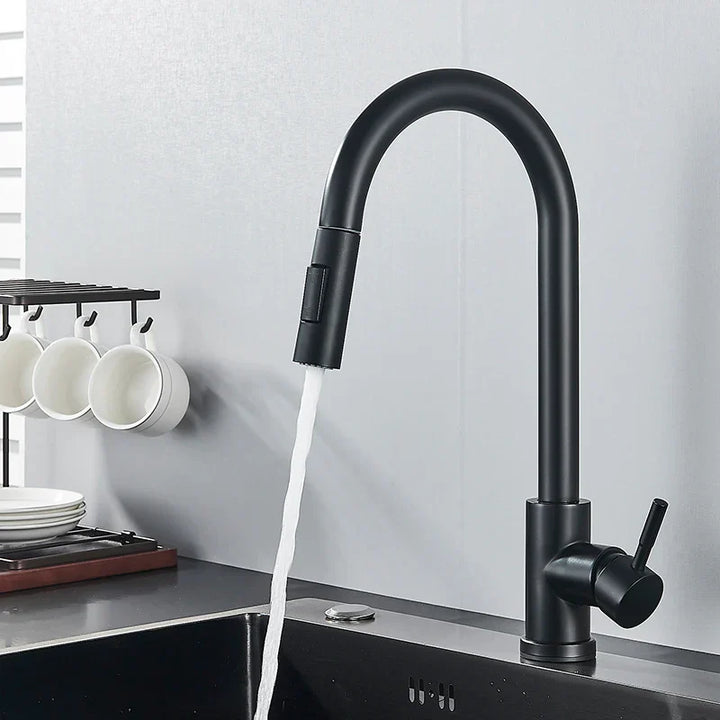 BowLift | Practical and Elegant Kitchen Faucet with Pull-Out Function