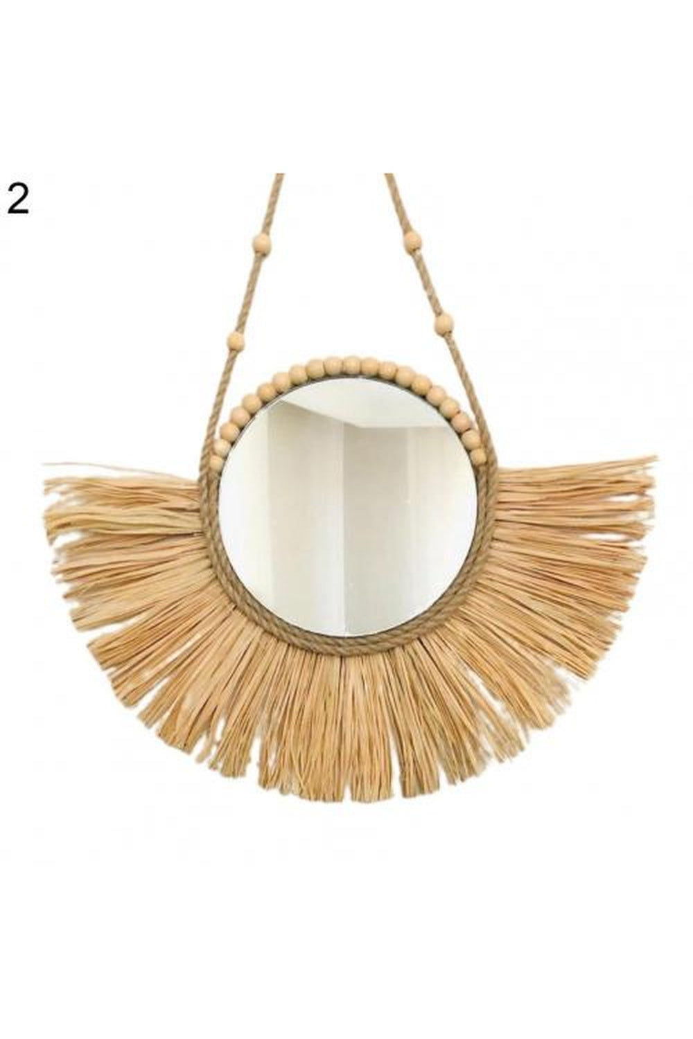 Straw Hat Style Mirror | Bowlift