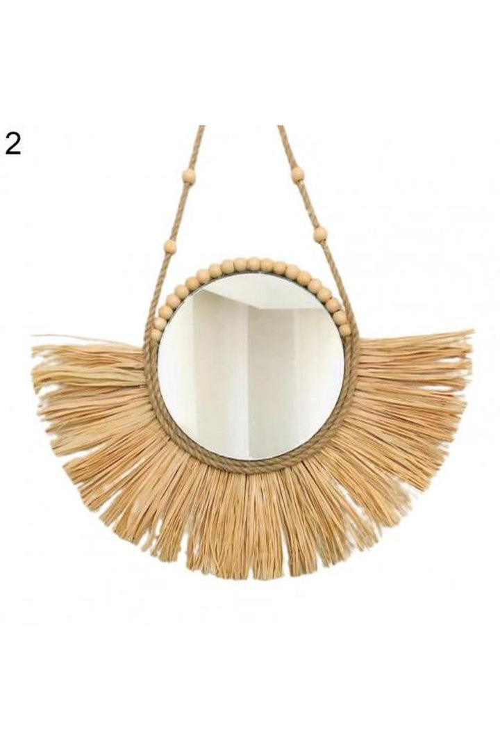Straw Hat Style Mirror | Bowlift