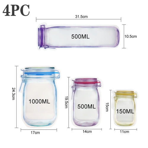 BowLift | Reusable Transparent Jar Storage Bags