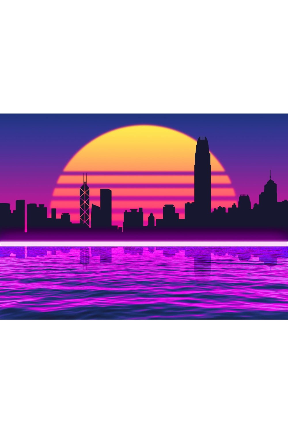 Night City View Poster | Bowlift