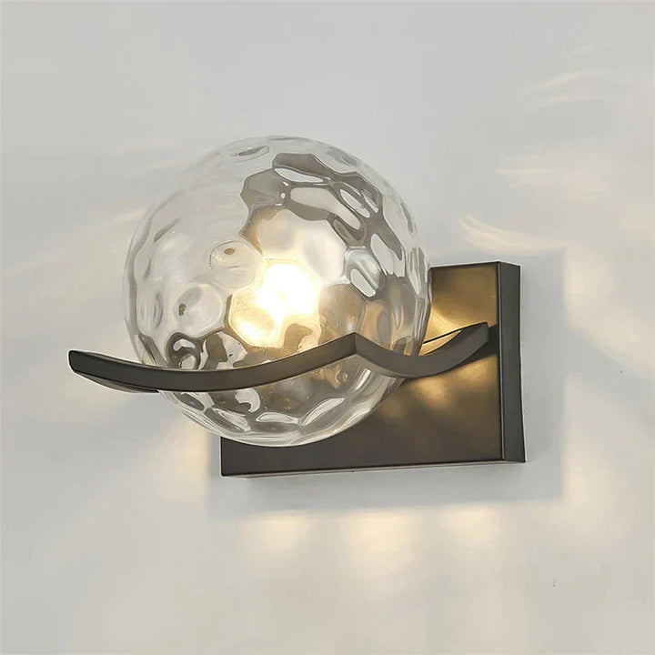 BowLift | Elegant LED Wall Lamp Glass Construction and Cozy Atmosphere
