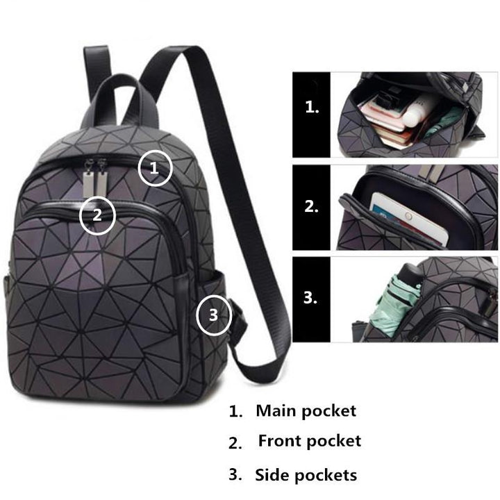 BowLift | Rainbow Rise Luminous Holographic Backpack