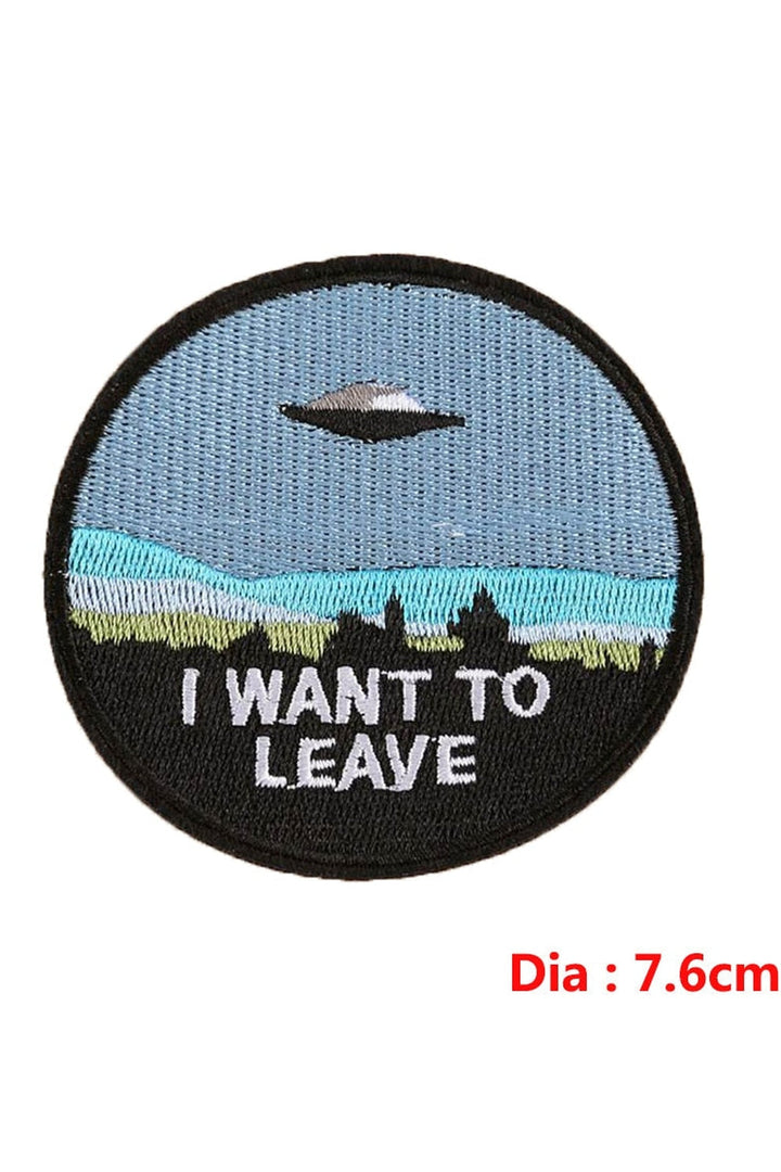 Adventure Embroidered Patches | Bowlift