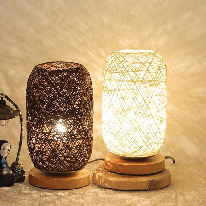 BowLift | WoodLuxe - Rattan-Inspired Table Light