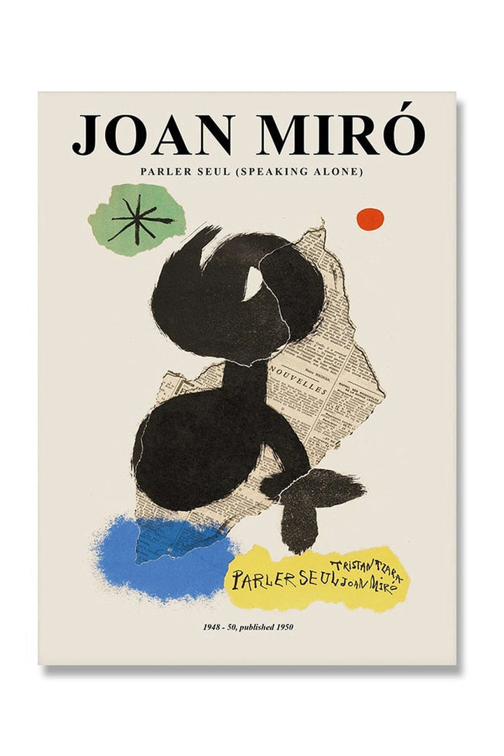 Miro Inspired Canvas Poster | Bowlift