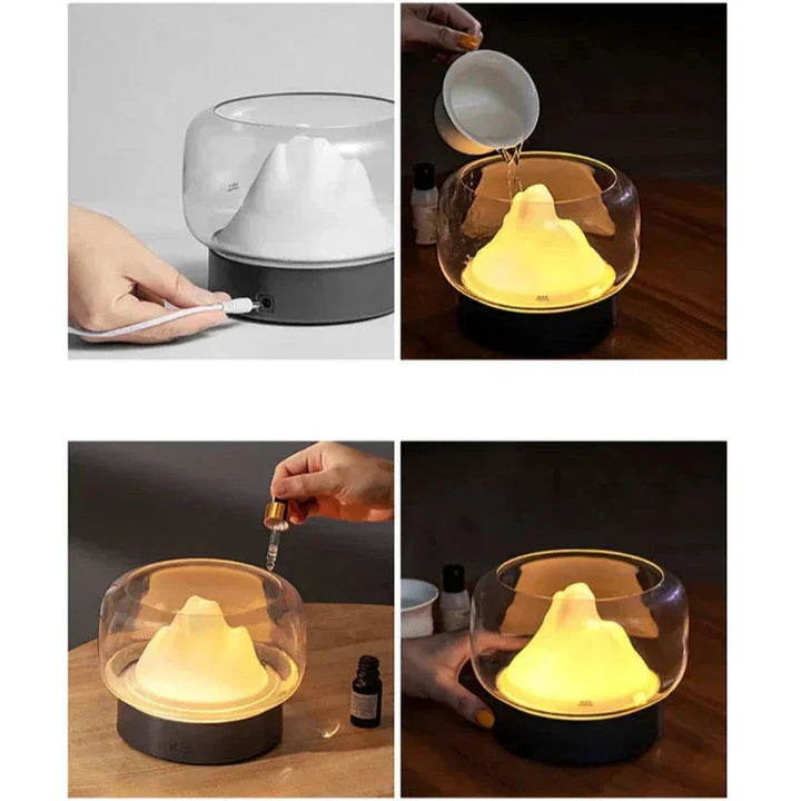 ÉclatScent – Luxury Fragrance Diffuser with LED Lighting Bowlift