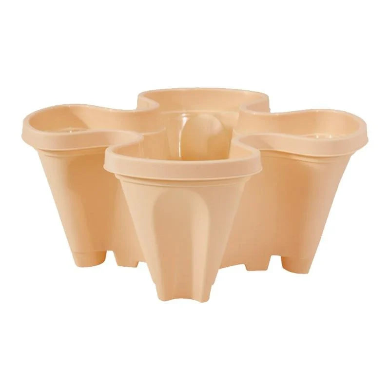 BowLift | Space-saving stackable plant pots – Vertical planting system with wheels