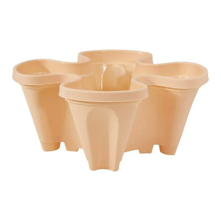 BowLift | Space-saving stackable plant pots – Vertical planting system with wheels