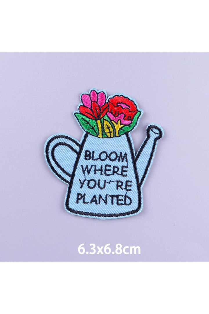 Cartoon embroidered patch | Bowlift
