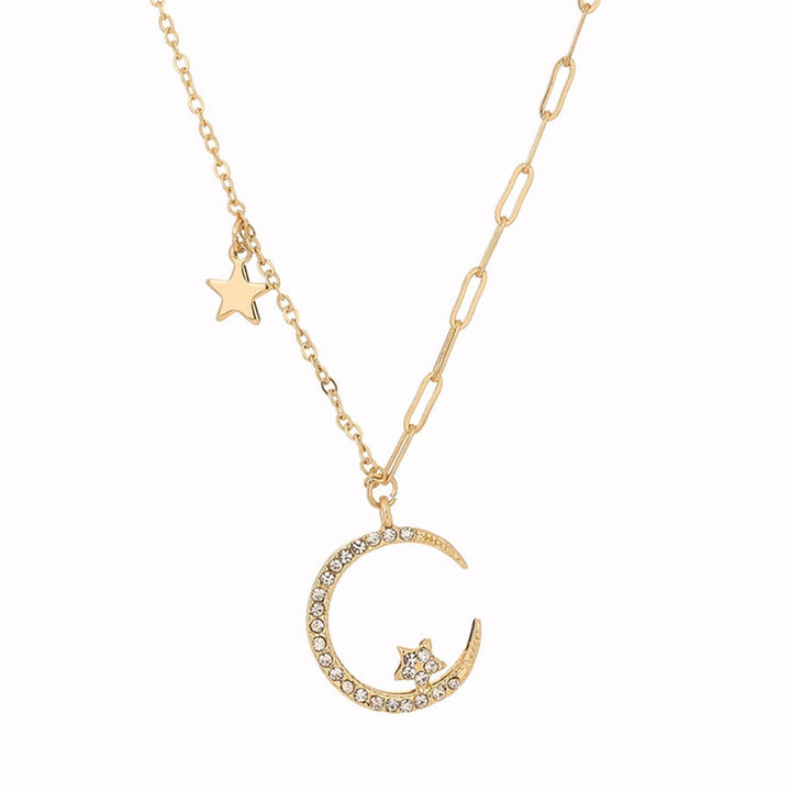BowLift | Charming Moon Long Chain Necklace