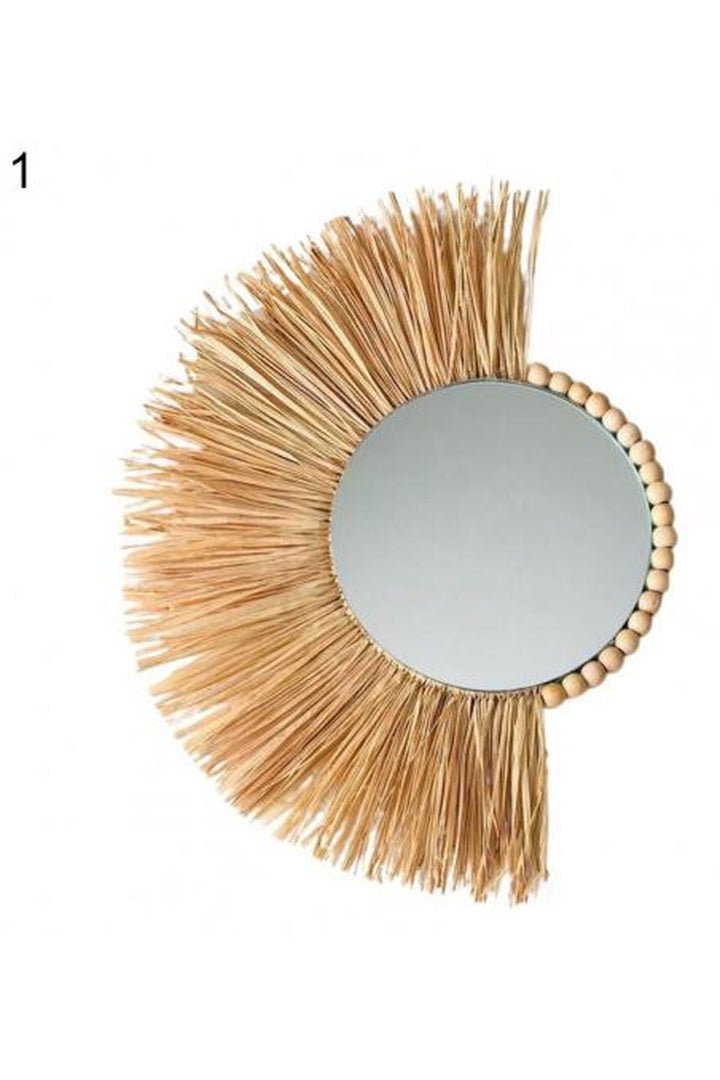 Straw Hat Style Mirror | Bowlift