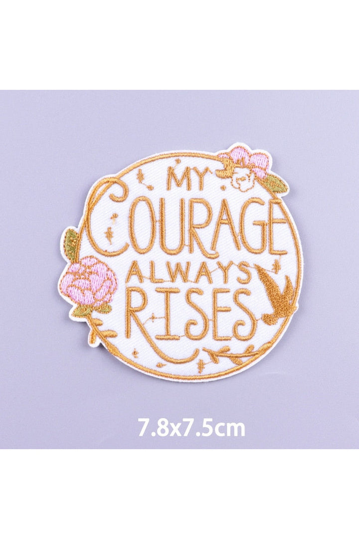 Cartoon embroidered patch | Bowlift