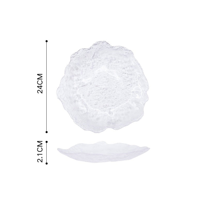 BowLift | Nordic Frozen Style Glass Plates