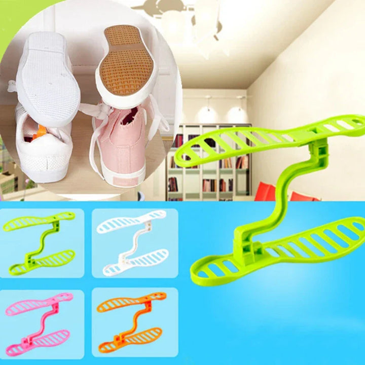 Collapsible Shoe Storage Organizer with Adjustable Design