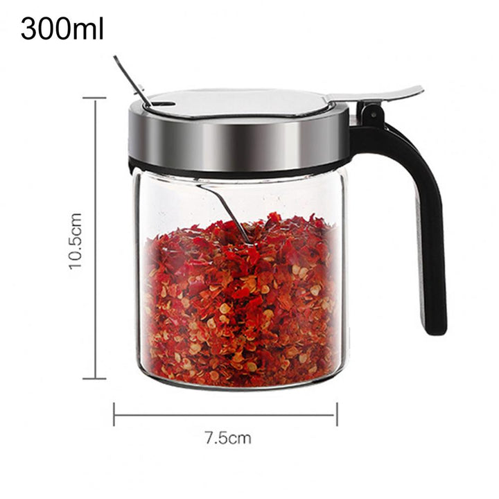 BowLift | Moisture Proof Elegant Glass Seasoning Storage Jar