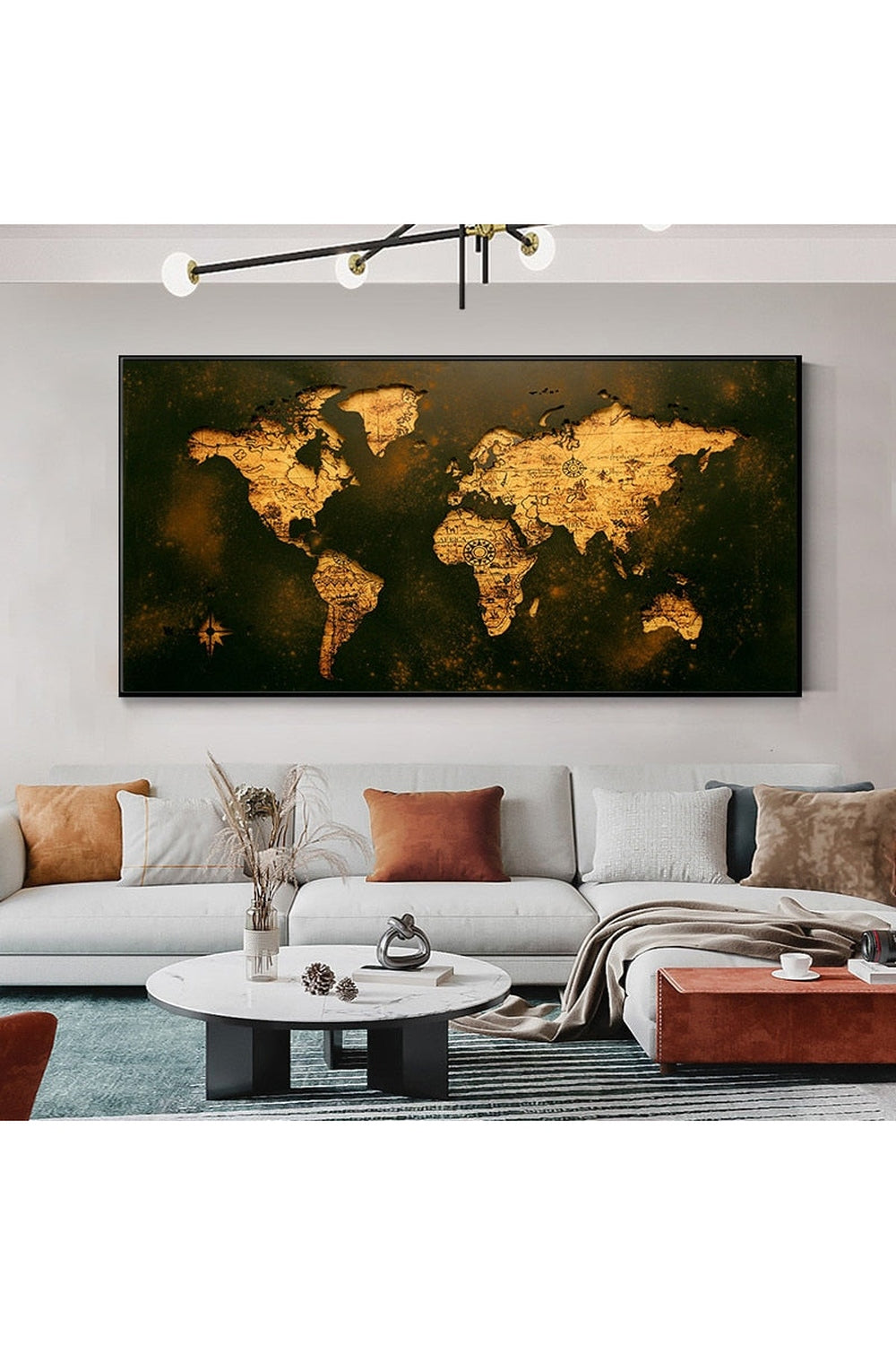 Akademia World Map Canvas | Bowlift