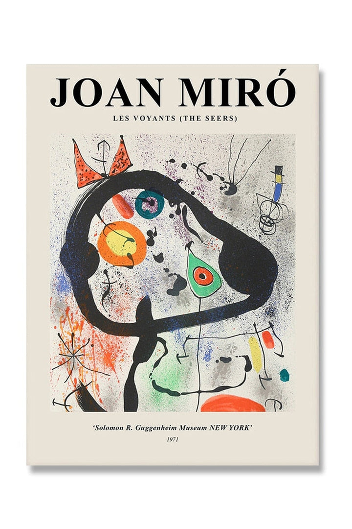 Miro Inspired Canvas Poster | Bowlift