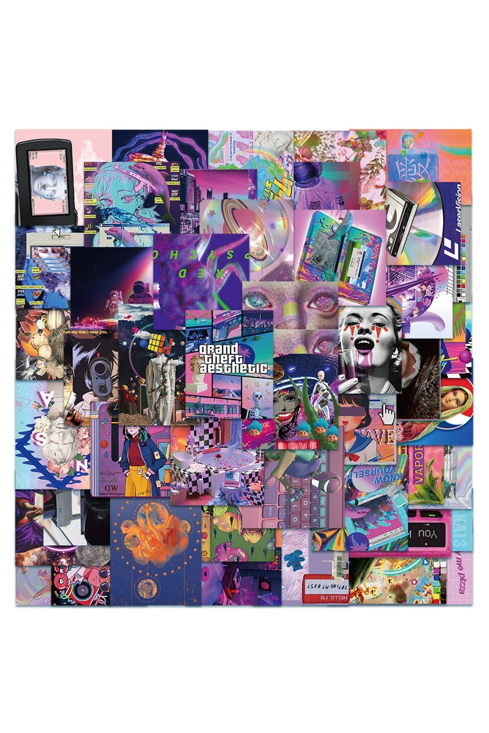Vaporwave Sticker Collection | Bowlift