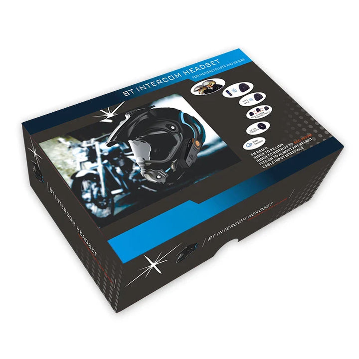BowLift | Waterproof Bluetooth Motorcycle Intercom with FM & 1000M Range – RoadLink
