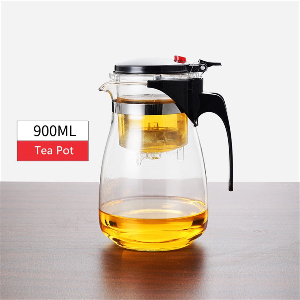 BowLift | TeaTime Heat Resistant Glass Teapot