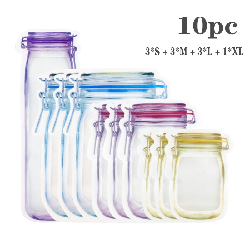BowLift | Reusable Transparent Jar Storage Bags