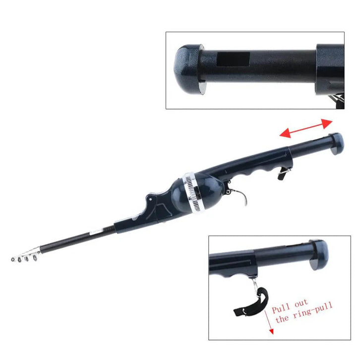 BowLift | Compact Catch Foldable Telescopic Fishing Rod