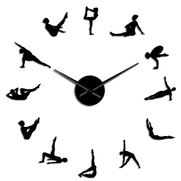 BowLift | Pilates Poses DIY Wall Clock