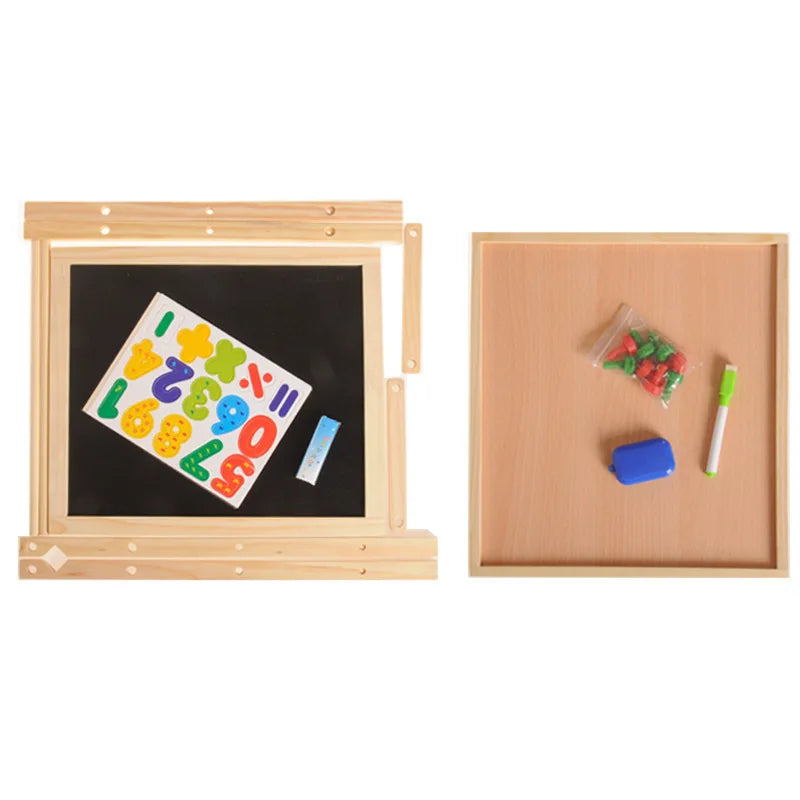 ArtMaster CreativeEase - Double-Sided Professional Art Easel Bowlift