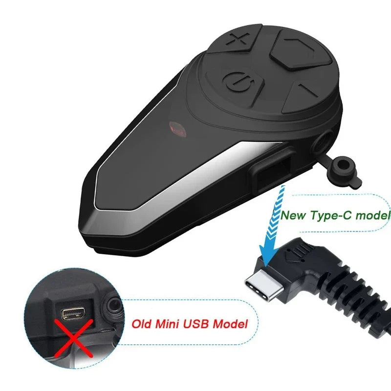 BowLift | Motorcycle Helmet Bluetooth Intercom with FM & 1000m Range – RoadLink S3