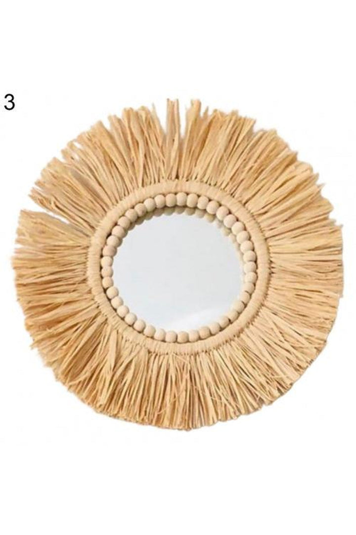 Straw Hat Style Mirror | Bowlift